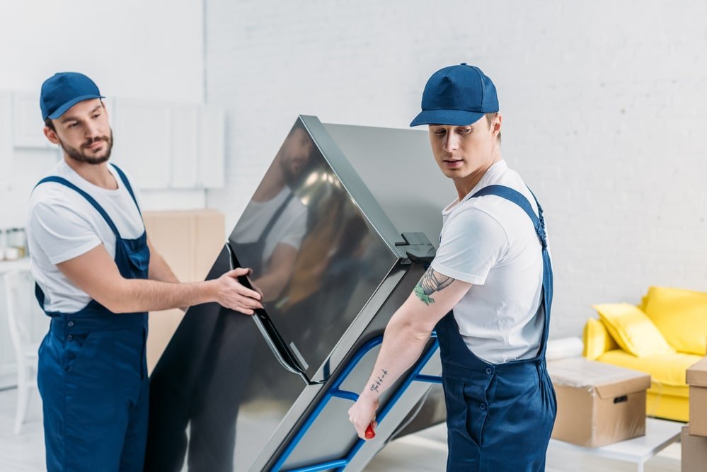 how to move an american fridge freezer