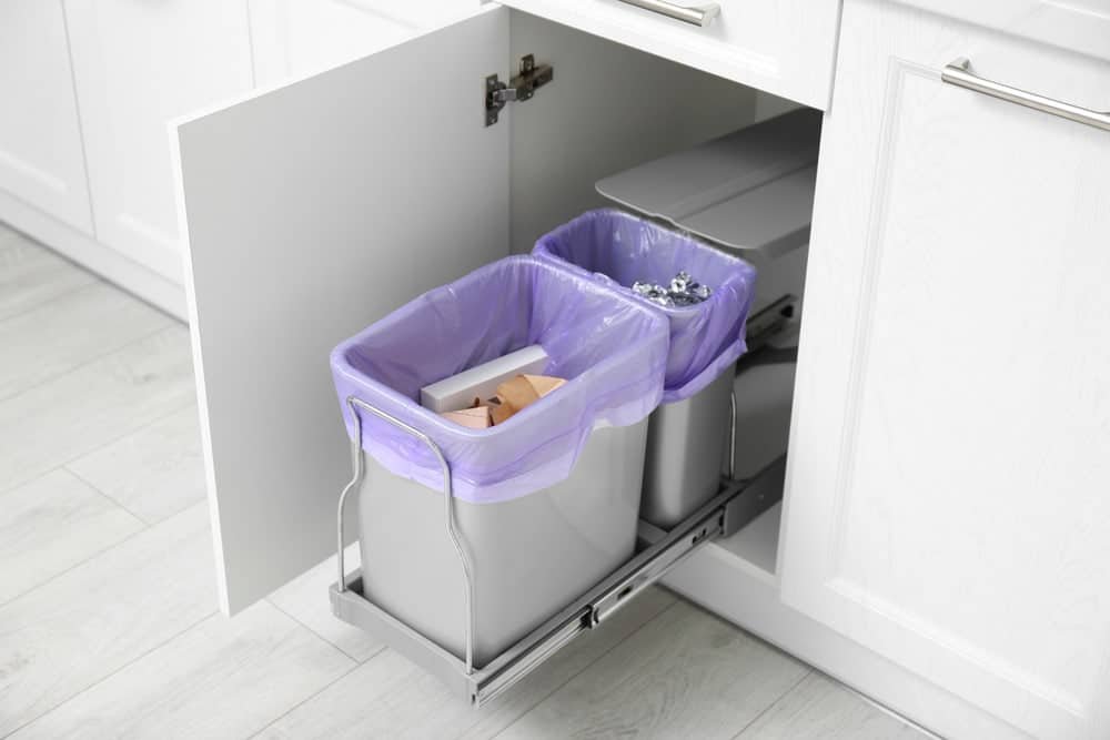 where to put a bin in a small kitchen